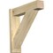 Ekena Millwork Traditional Block Rough Sawn Outlooker, Douglas Fir, 6"W x 24"D x 24"H OUT06X24X24TRA05RDF - alternate 1